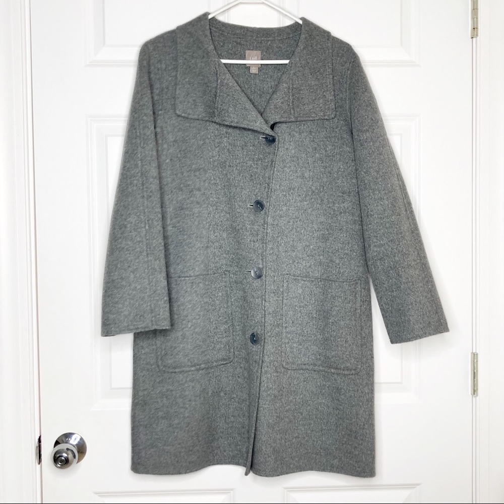 J Jill Angora Wool Coat Women’s Petite S Perfect